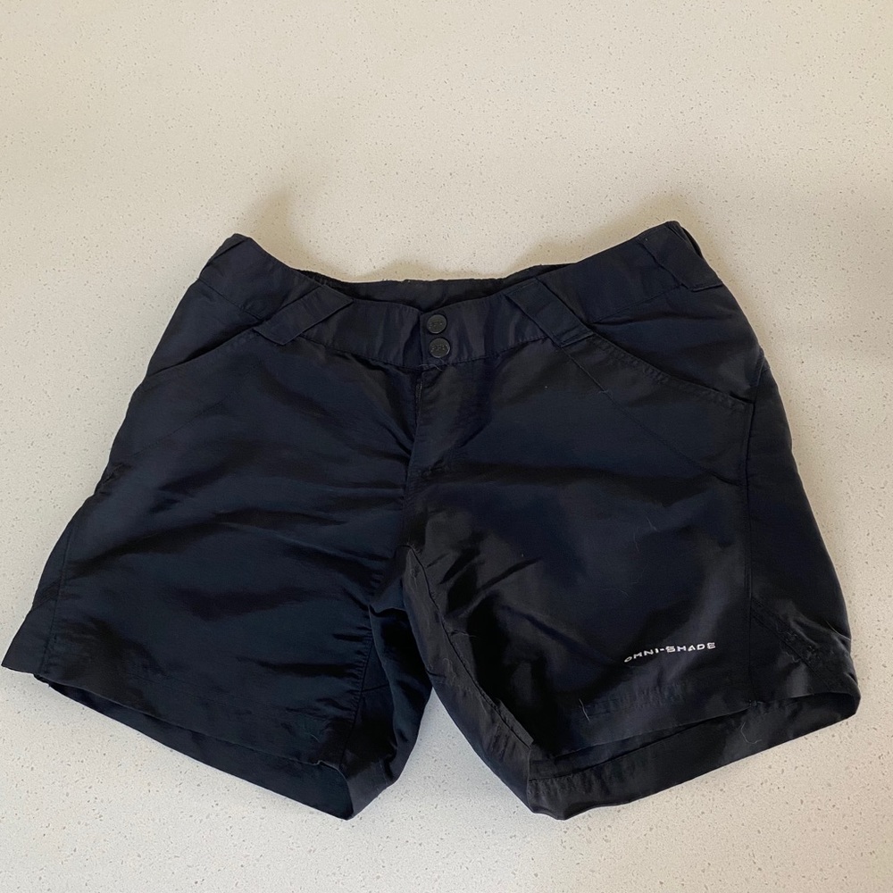 Black Columbia Activewear Shorts PFG